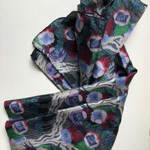 Silk Scarf. Hand rolled edge.NWT